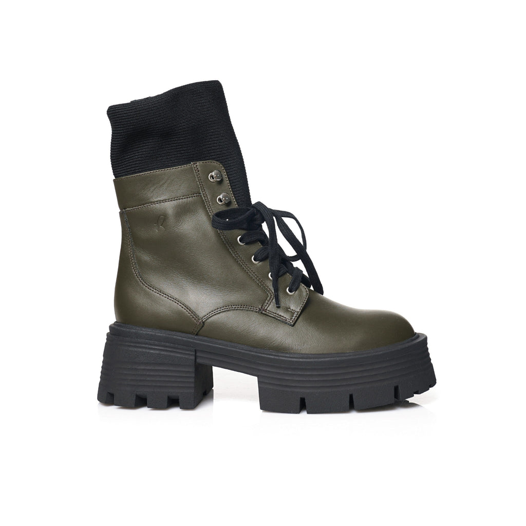 Brodequin Vert | Chaussette