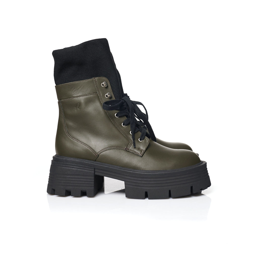 Brodequin Vert | Chaussette