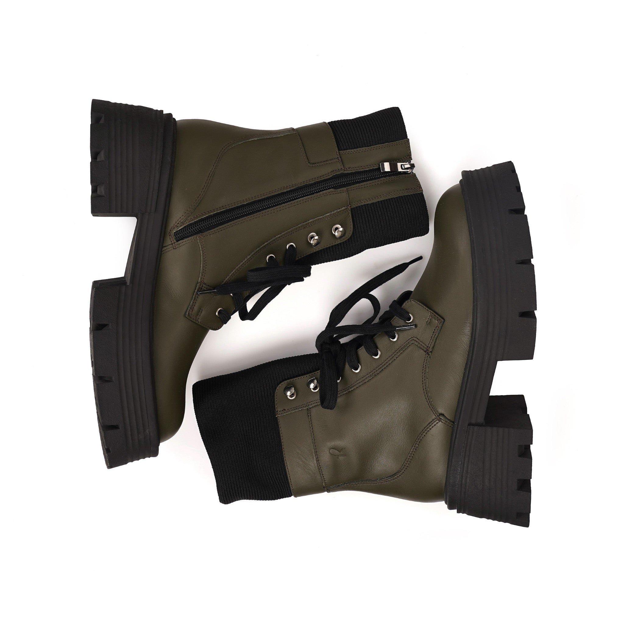 Brodequin Vert | Chaussette