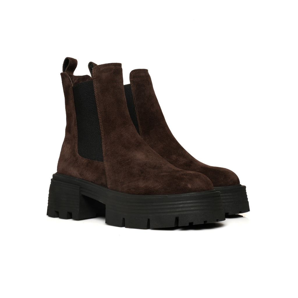 Chelsea Suede Chocolat