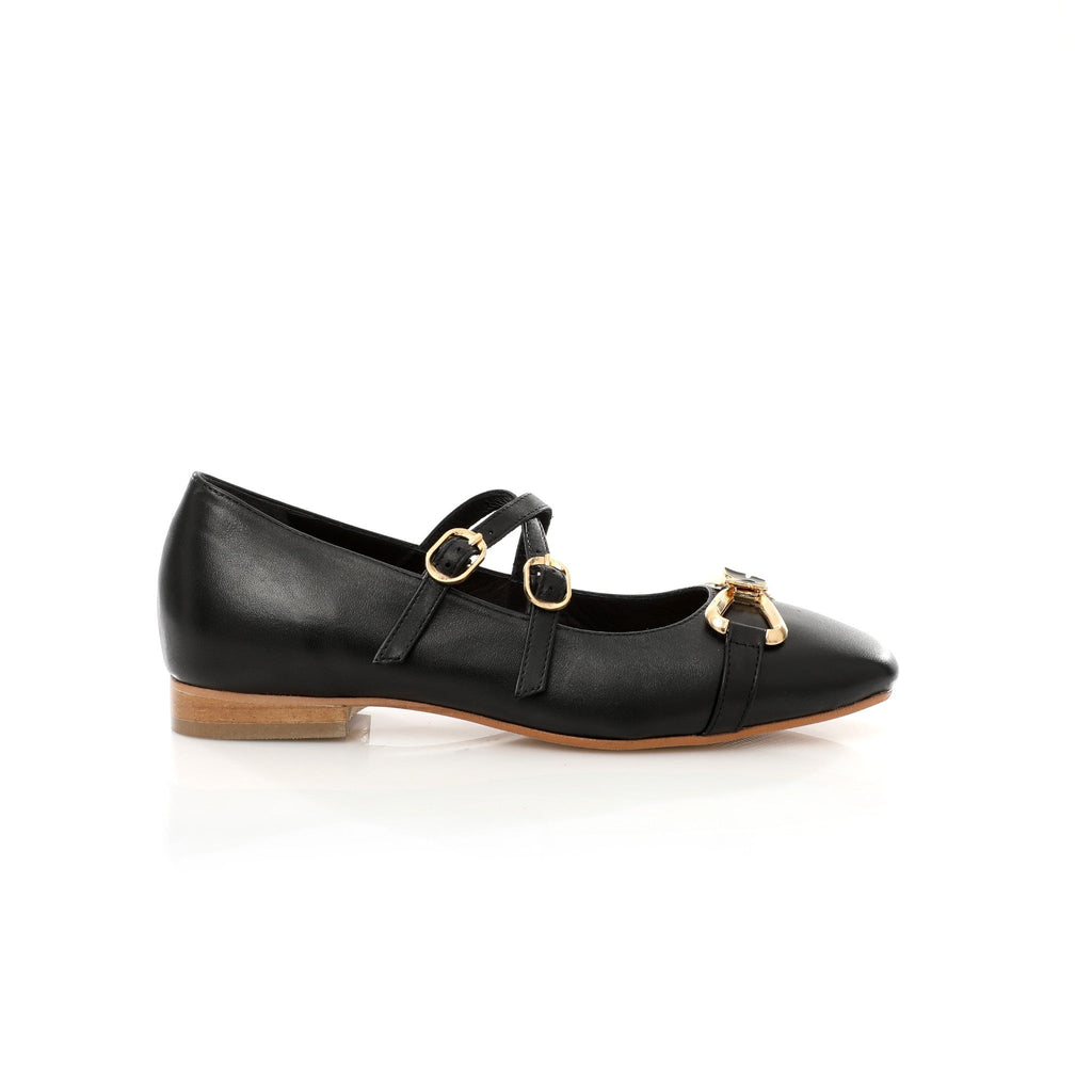 Ballerina Mary Jane Noire | Butterfly Bow