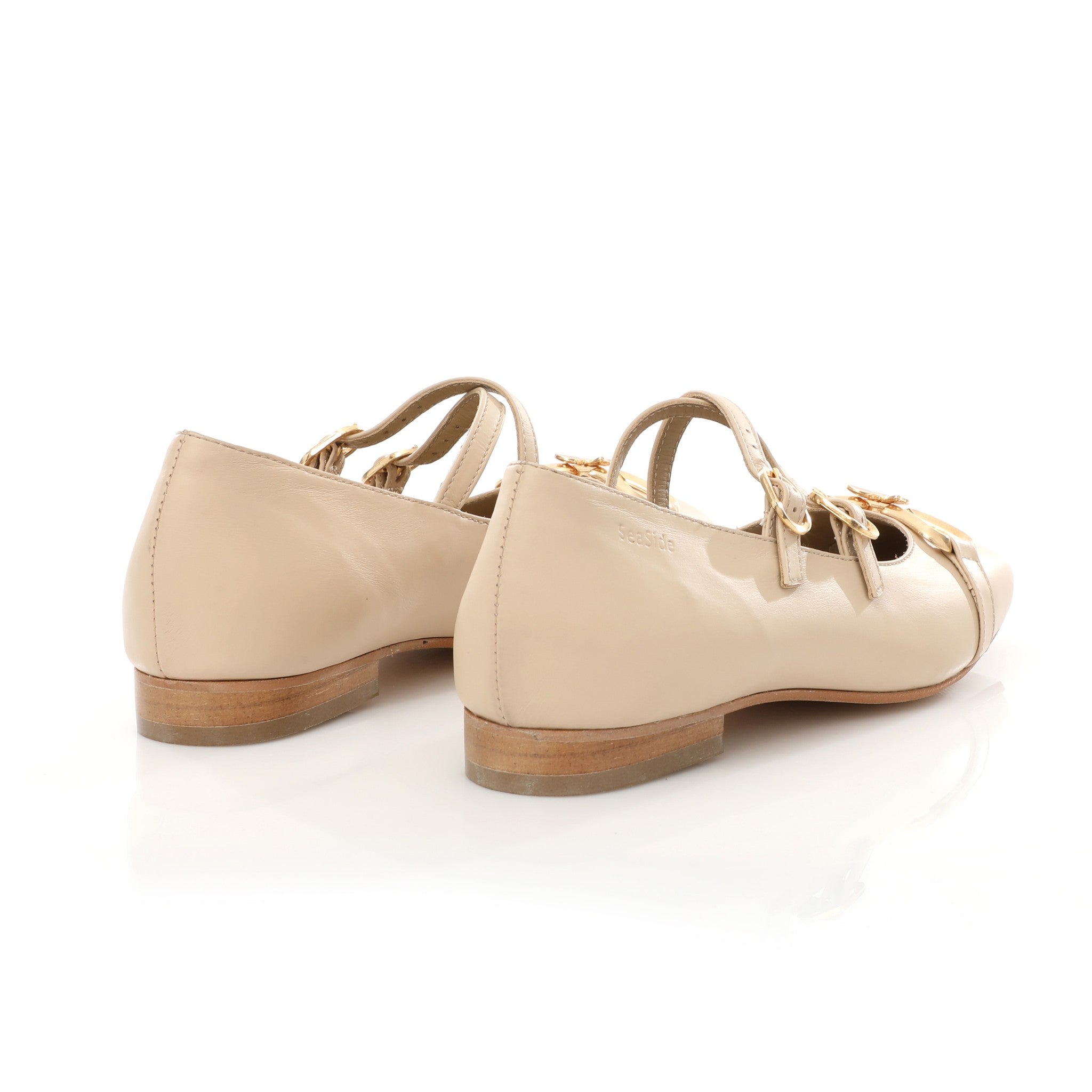 Ballerina Mary Jane Crème | Butterfly Bow