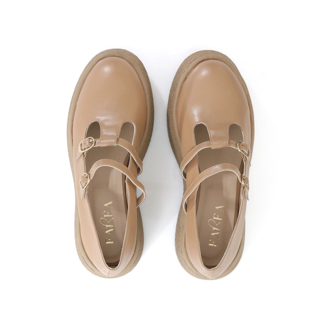 Chunky Mary Jane Cappuccino