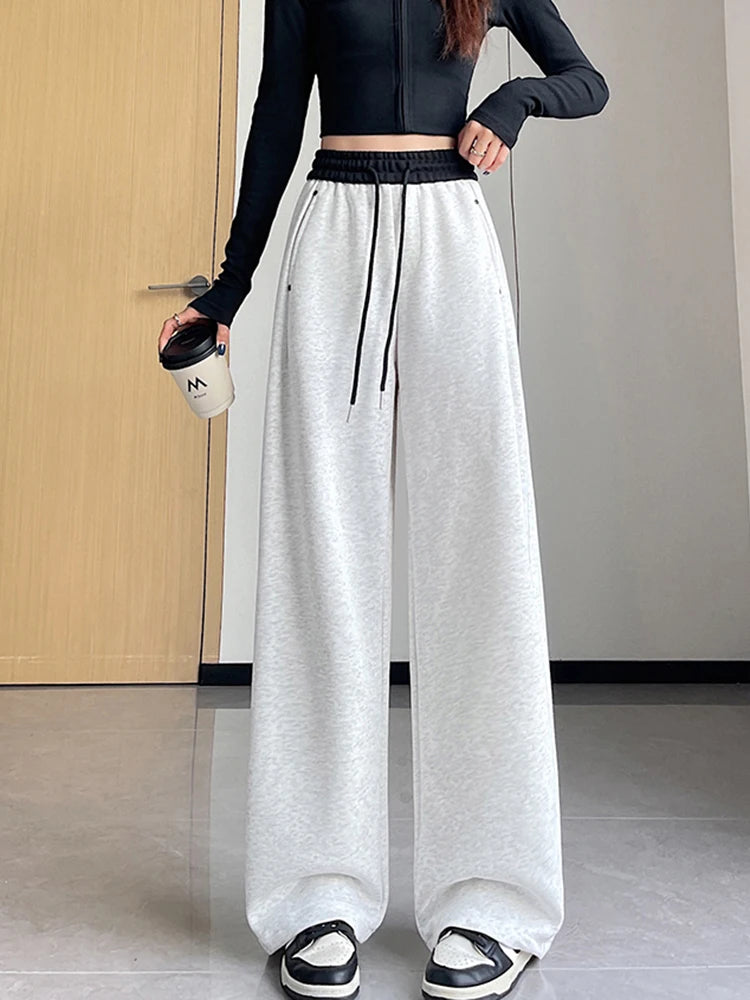 Loose Vintage Casual Sweatpants Women High