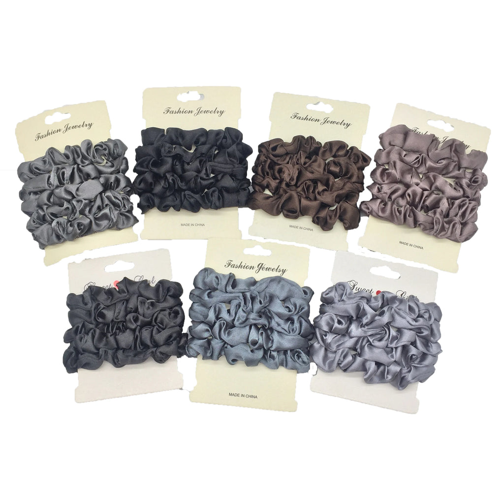 6Pcs Elegant Hair Scrunchies