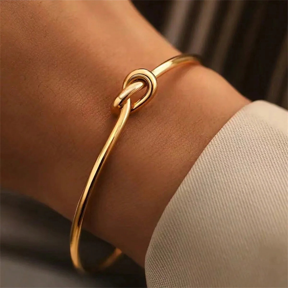 New Vintage 18K Gold Plated Stainless Steel