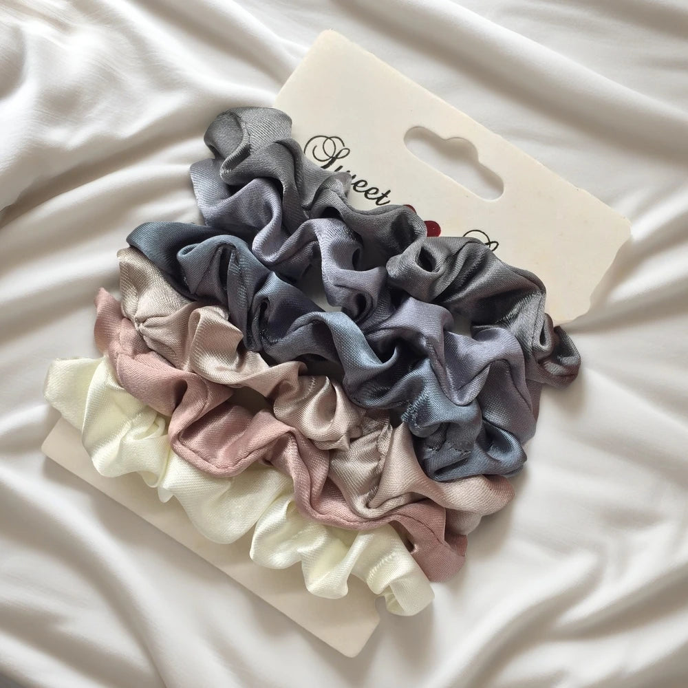 6Pcs Elegant Hair Scrunchies