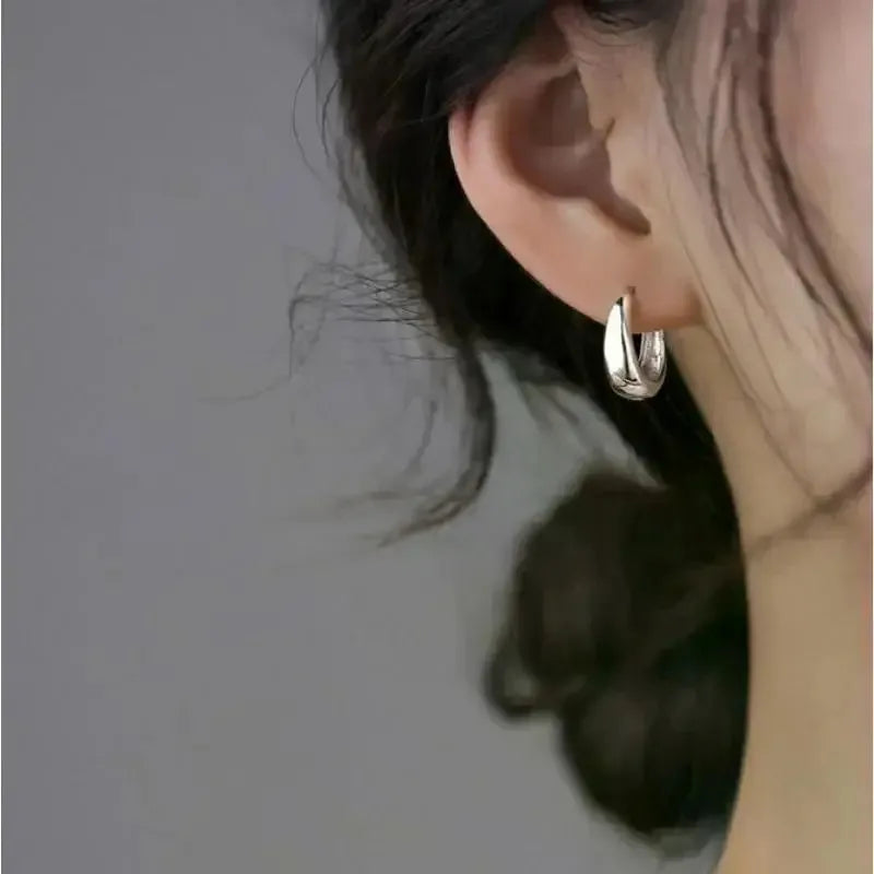 2Pcs Hot Sale Fashion Metal Drop Earrings for Woman