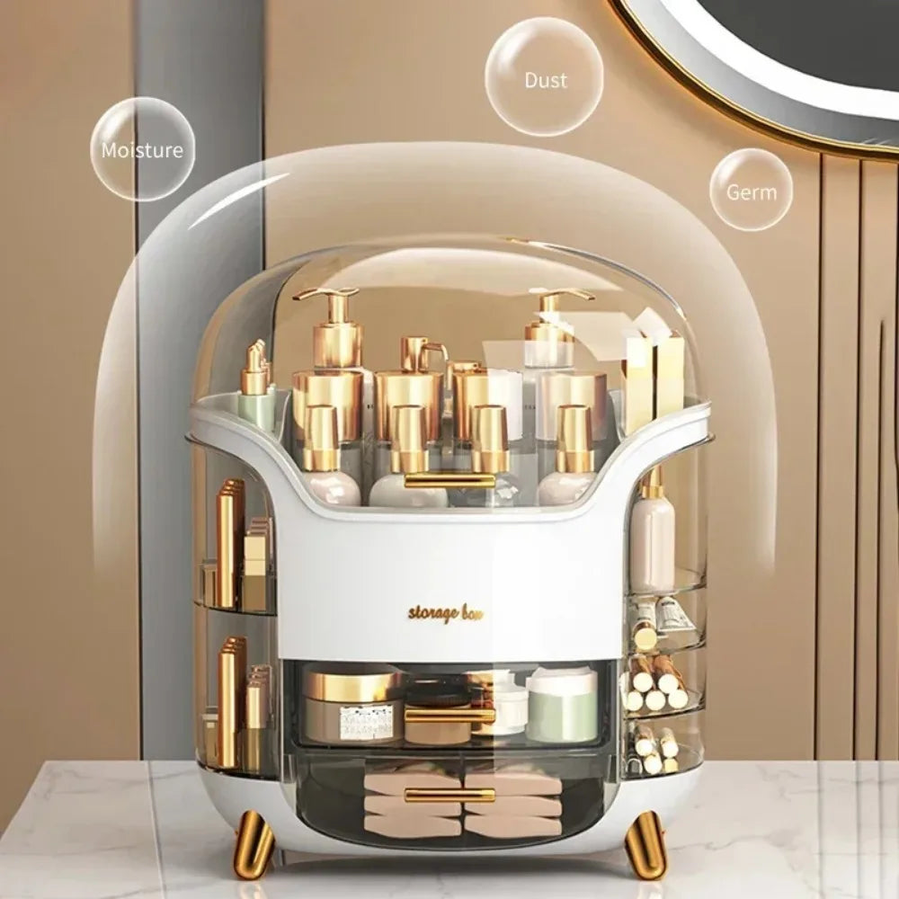 Transparent Jewelry Cosmetic Storage Box