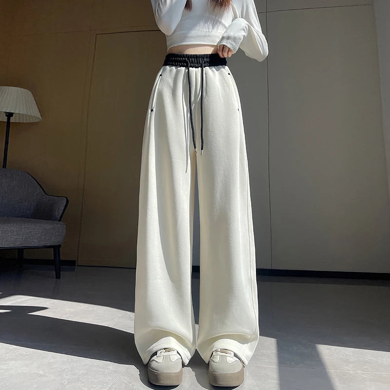 Loose Vintage Casual Sweatpants Women High