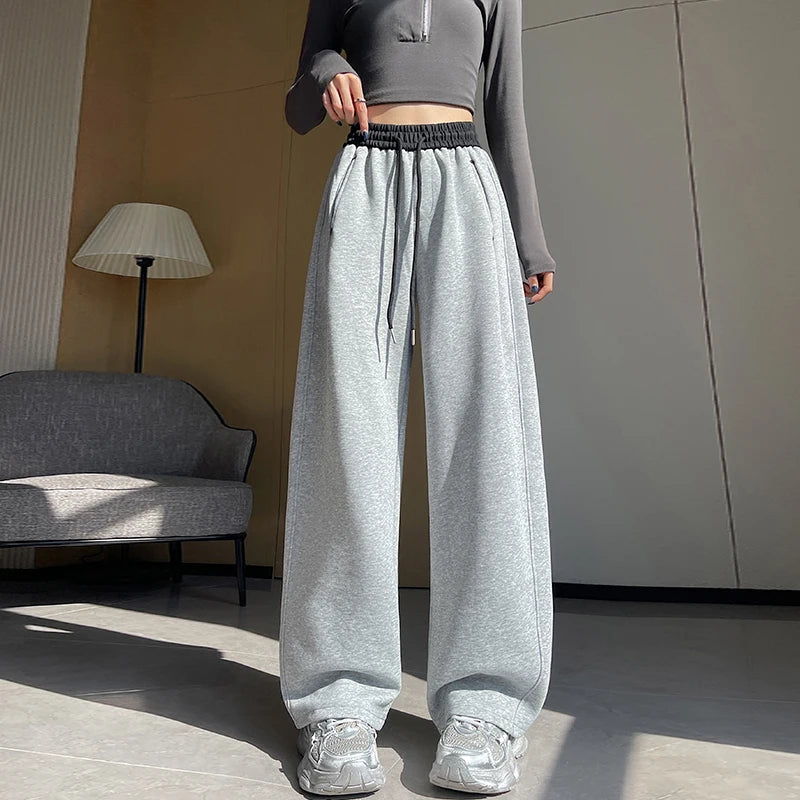 Loose Vintage Casual Sweatpants Women High