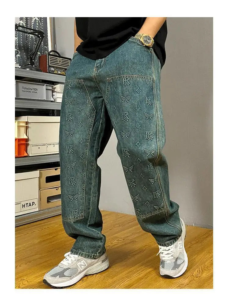 Jeans Men's Loose Straight Leg