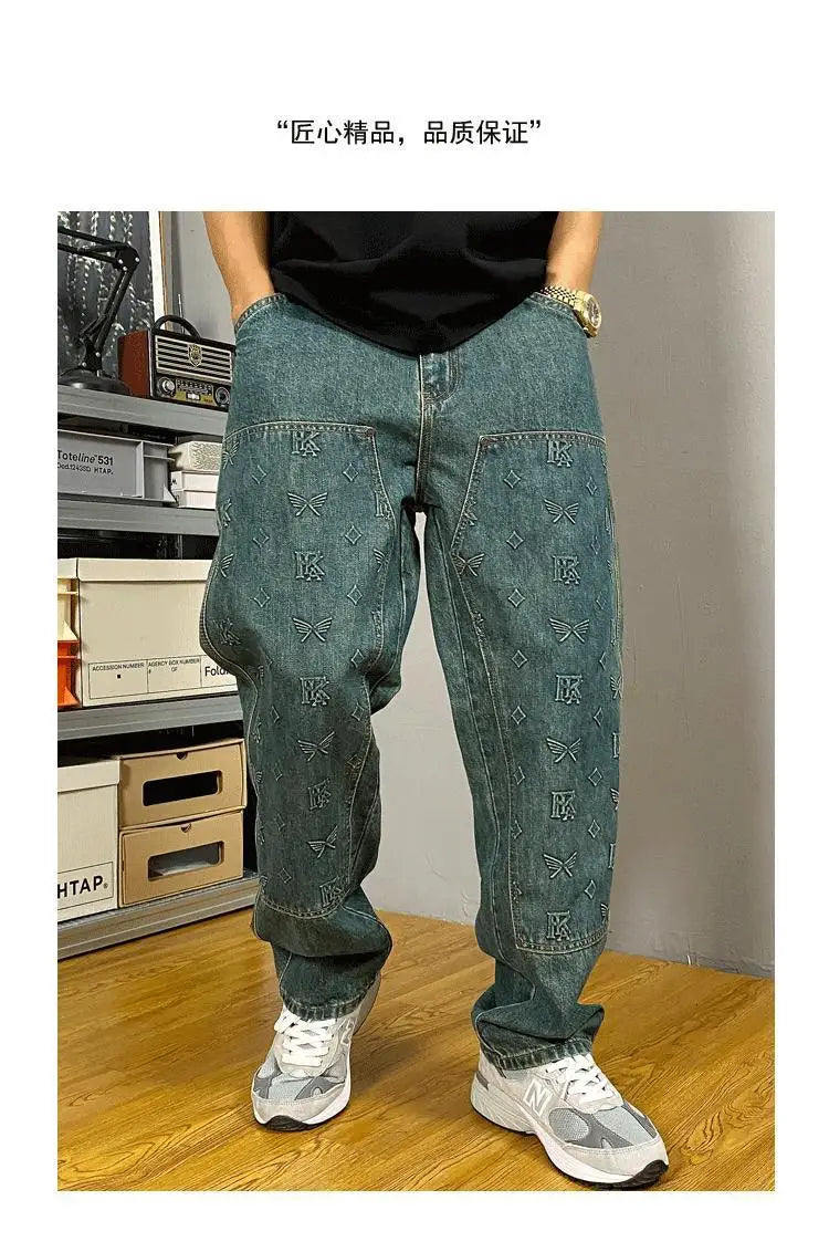 Jeans Men's Loose Straight Leg