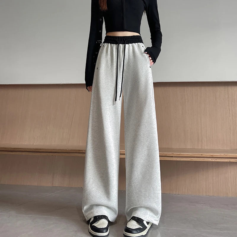 Loose Vintage Casual Sweatpants Women High