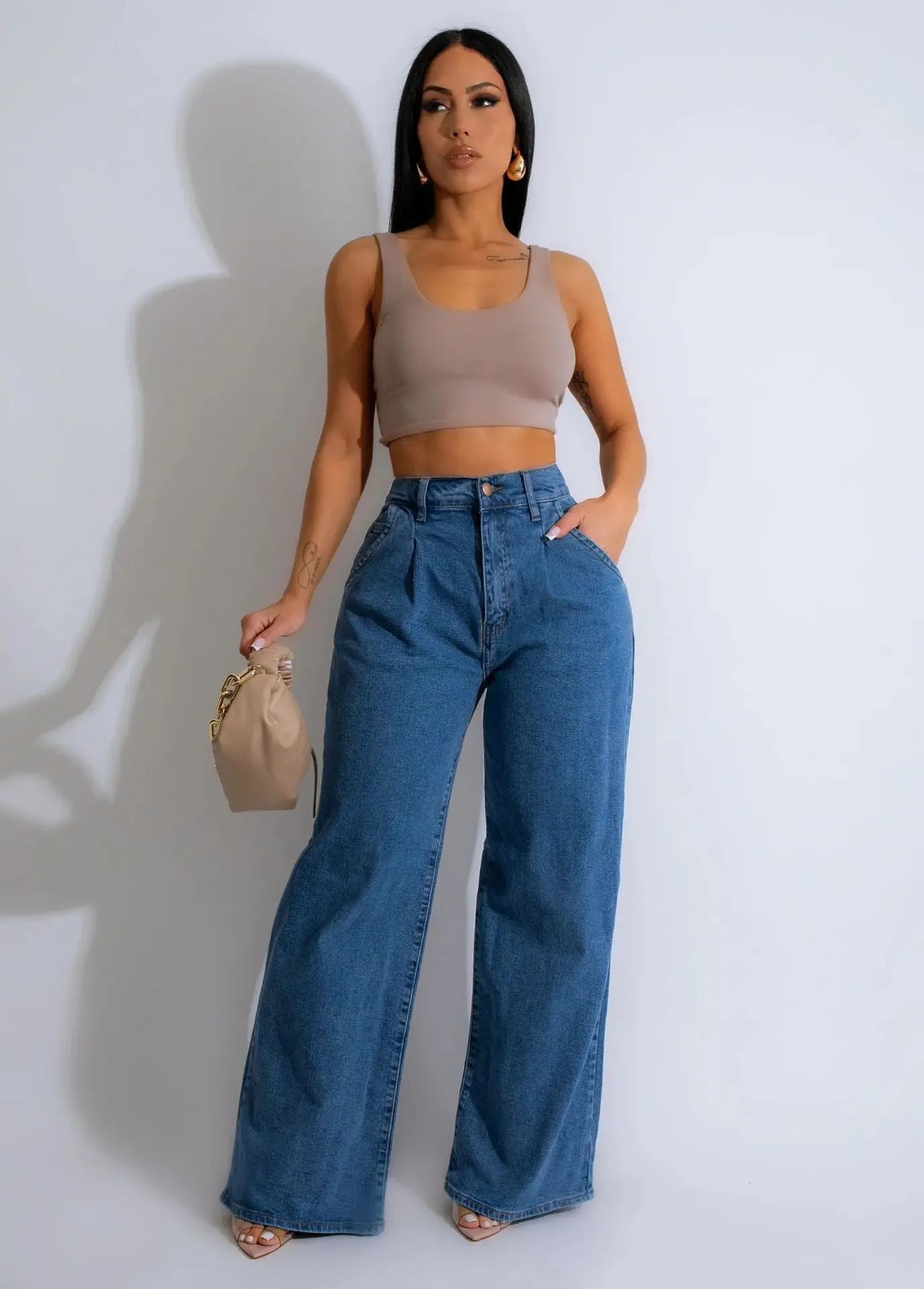 Jeans Women Long Pants Denim