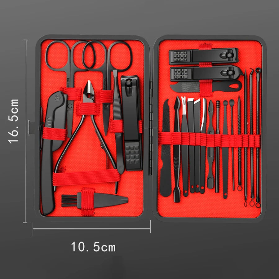 Professional Manicure Set Kits Stainless Steel