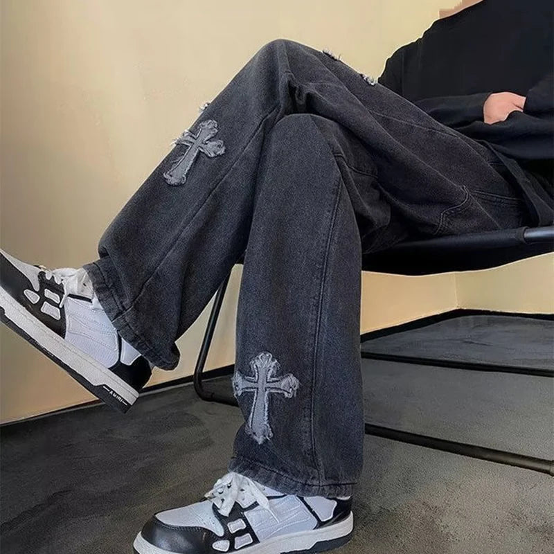 Vintage Men's Straight Jeans