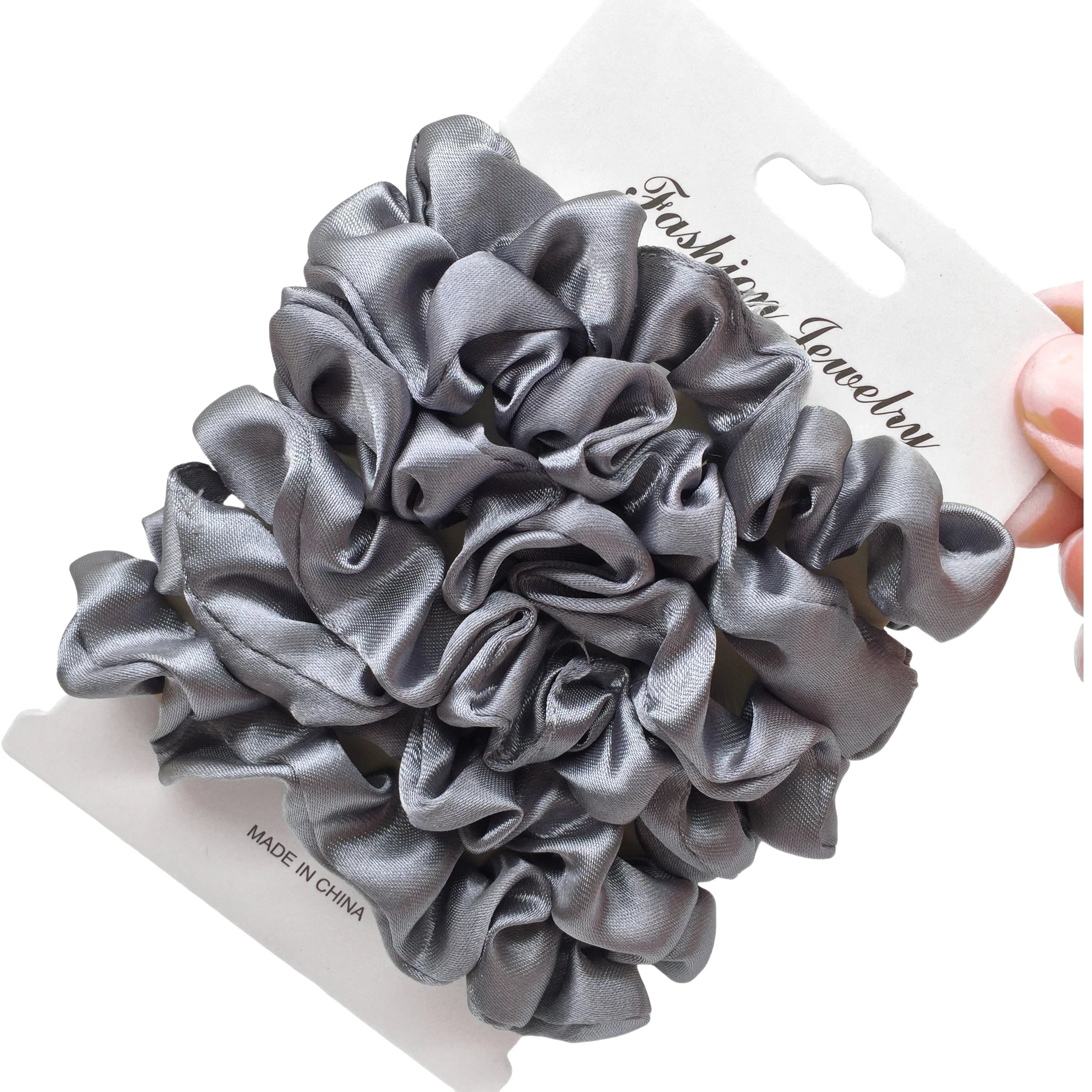 6Pcs Elegant Hair Scrunchies