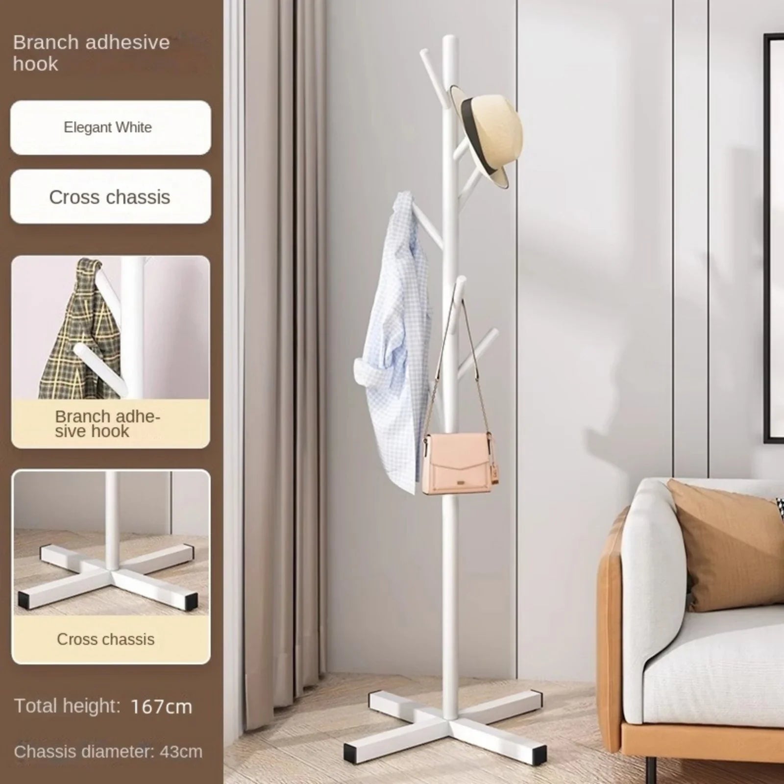 Household Clothes Hanger Floor-standing Bedroom Simple