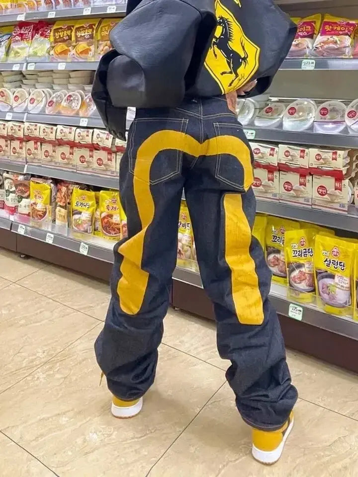 hip-hop jeans men and women