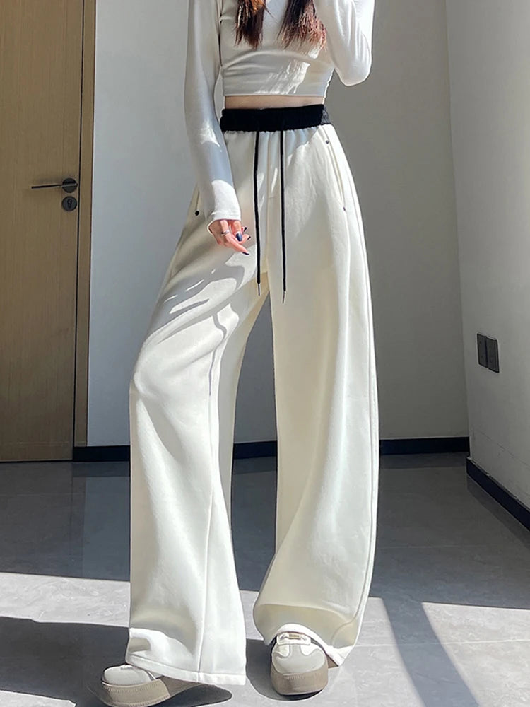 Loose Vintage Casual Sweatpants Women High