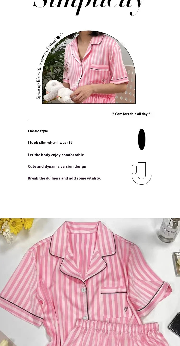 Large Size Women Pajamas Set Short