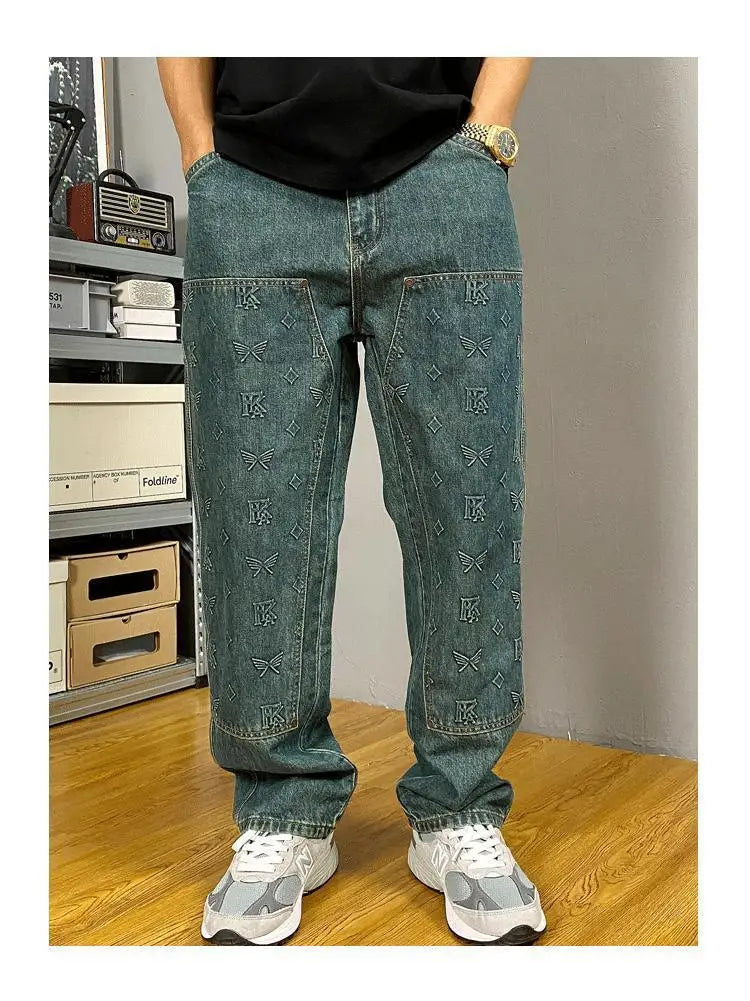 Jeans Men's Loose Straight Leg