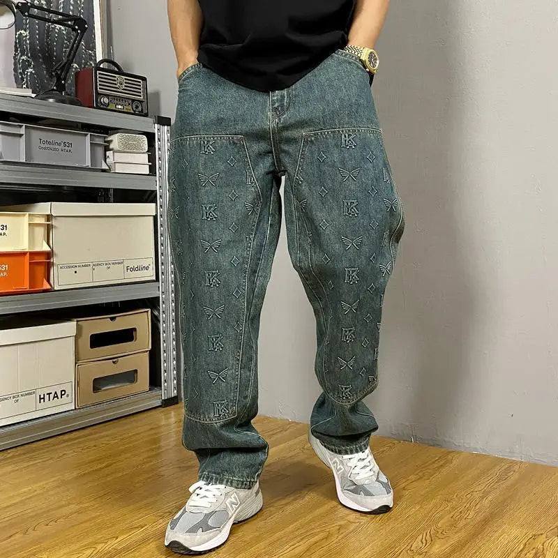 Jeans Men's Loose Straight Leg