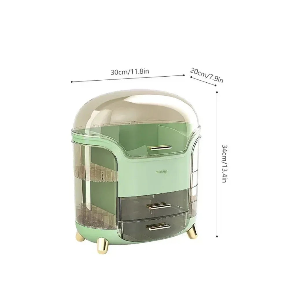 Transparent Jewelry Cosmetic Storage Box