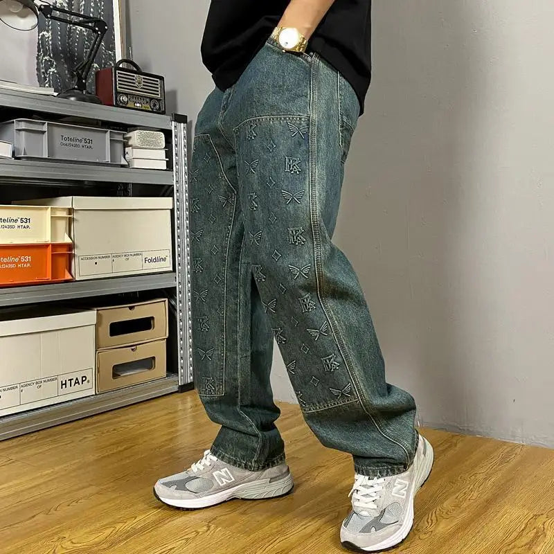 Jeans Men's Loose Straight Leg