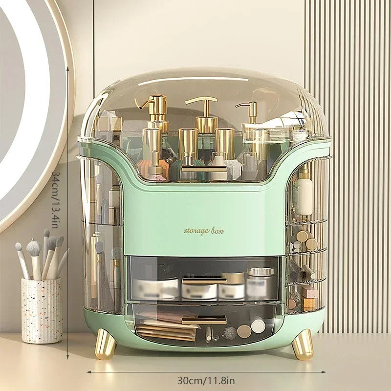 Transparent Jewelry Cosmetic Storage Box