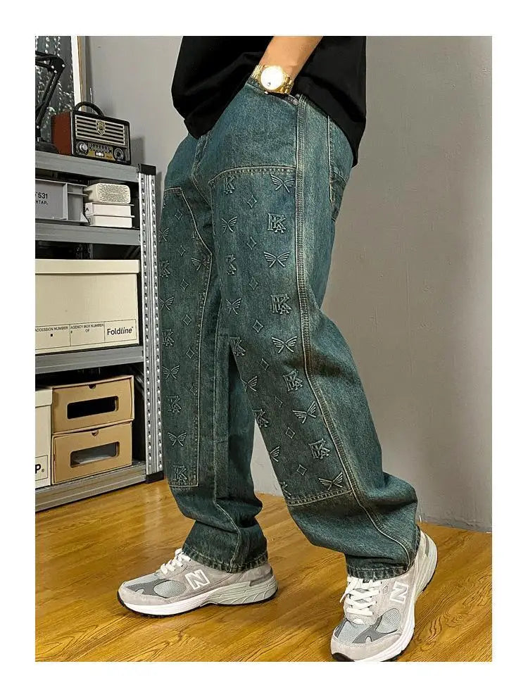 Jeans Men's Loose Straight Leg