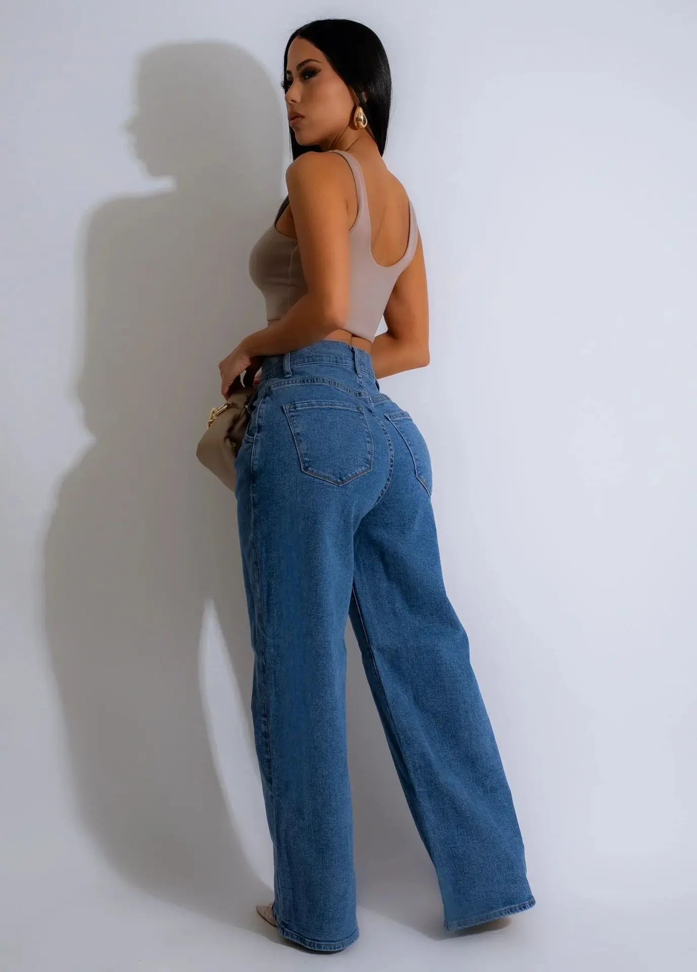 Jeans Women Long Pants Denim