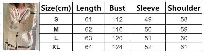 Knit Print Winter Cardigan Sweater