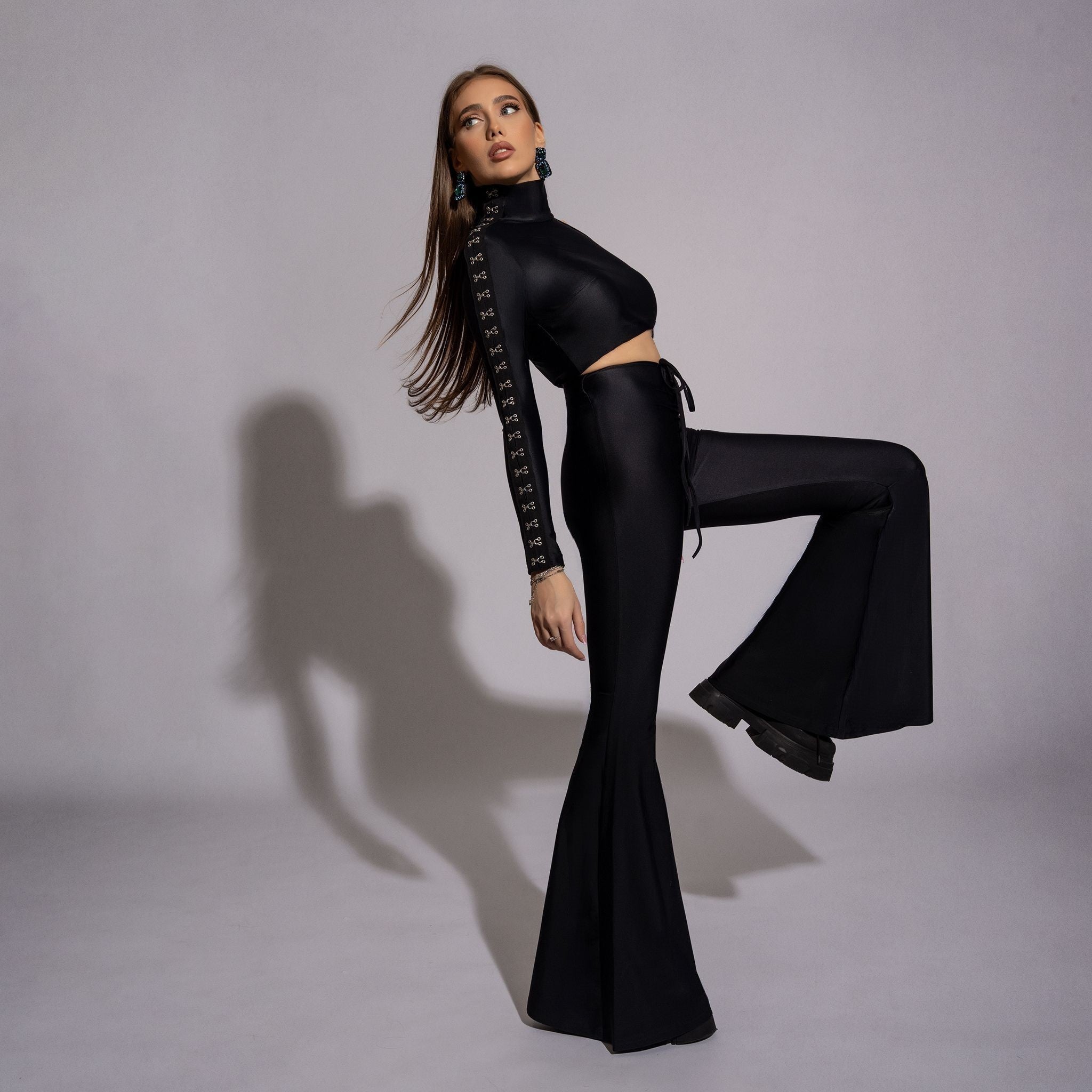 Bustiera din lycra cu o maneca New York