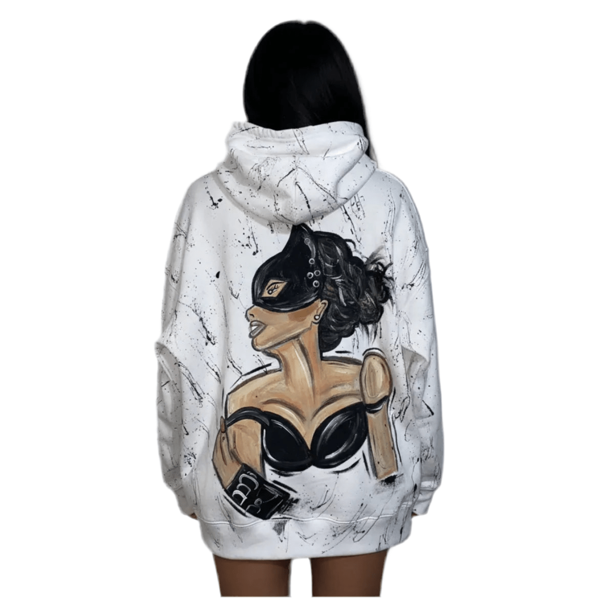 Hoodie Feminin Artistic - Handpainted Premium