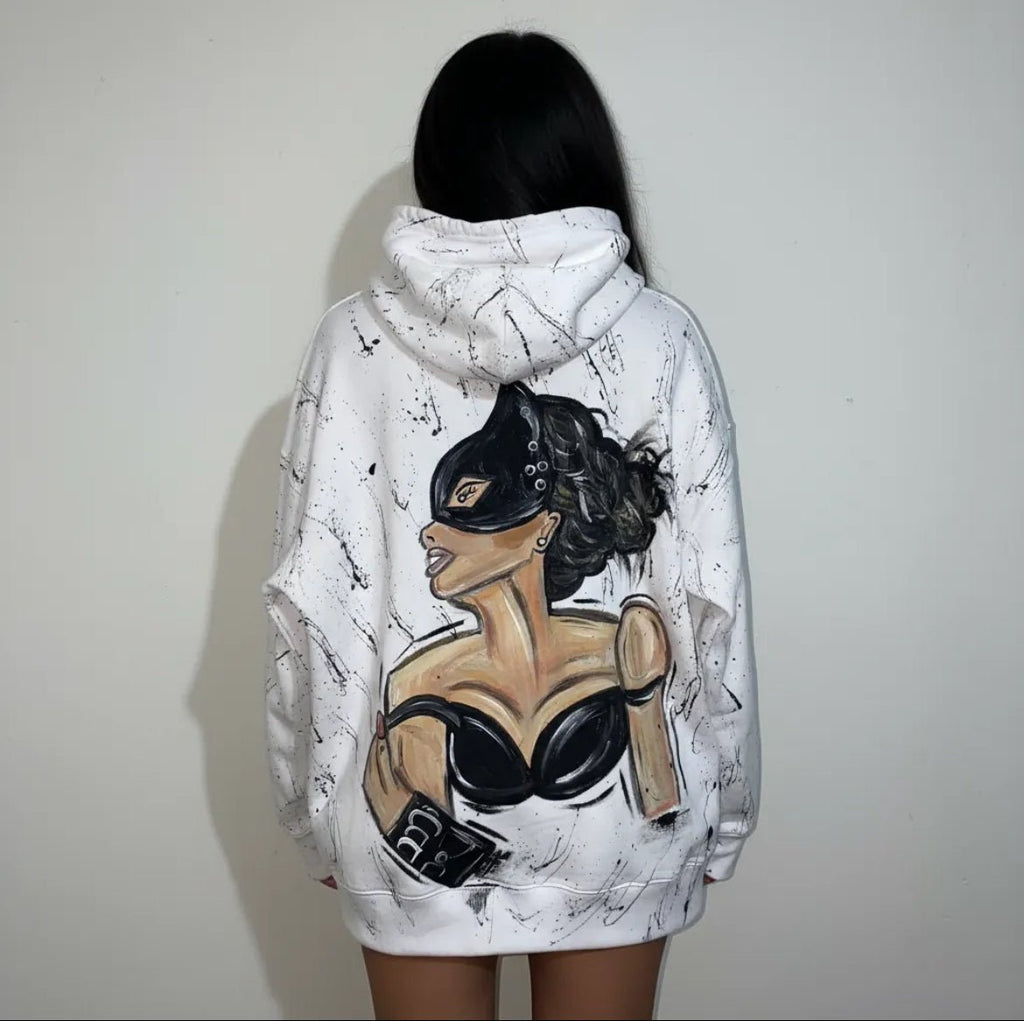 Hoodie Feminin Artistic - Handpainted Premium