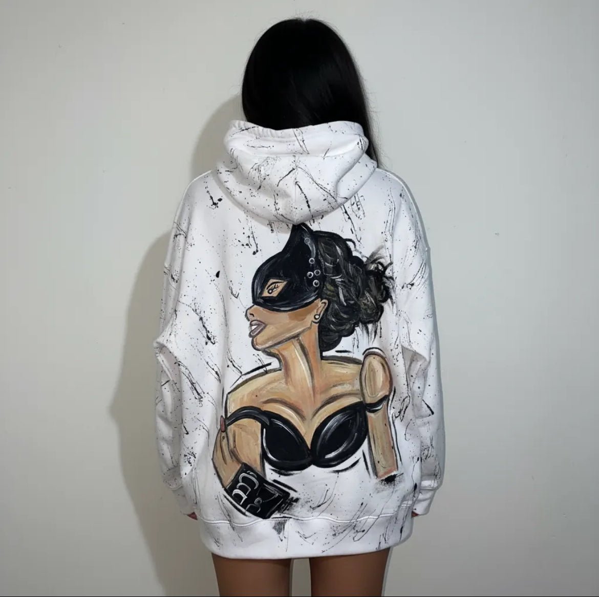 Hoodie Feminin Artistic - Handpainted Premium