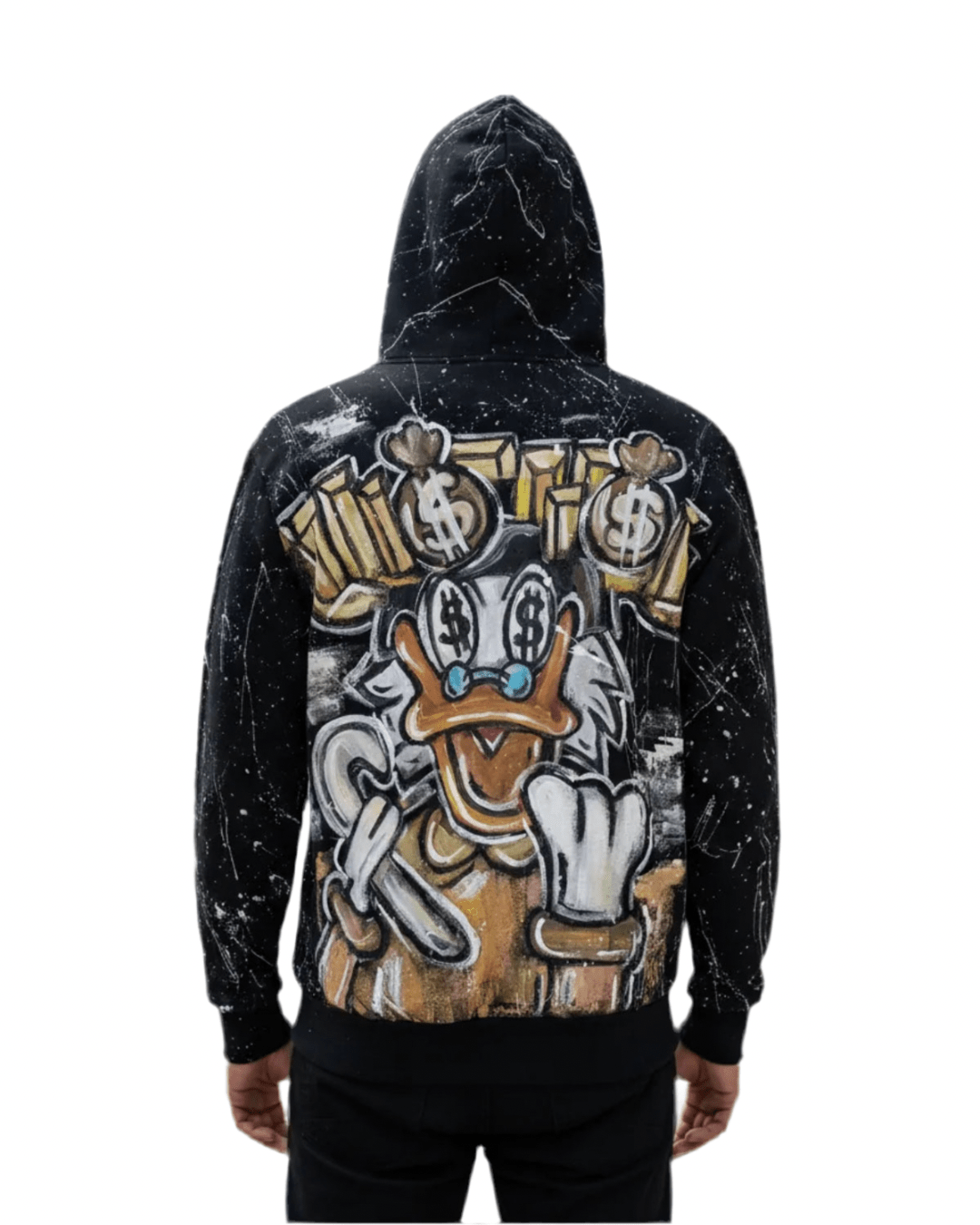 Hoodie Rich Duffy - Handpainted Premium