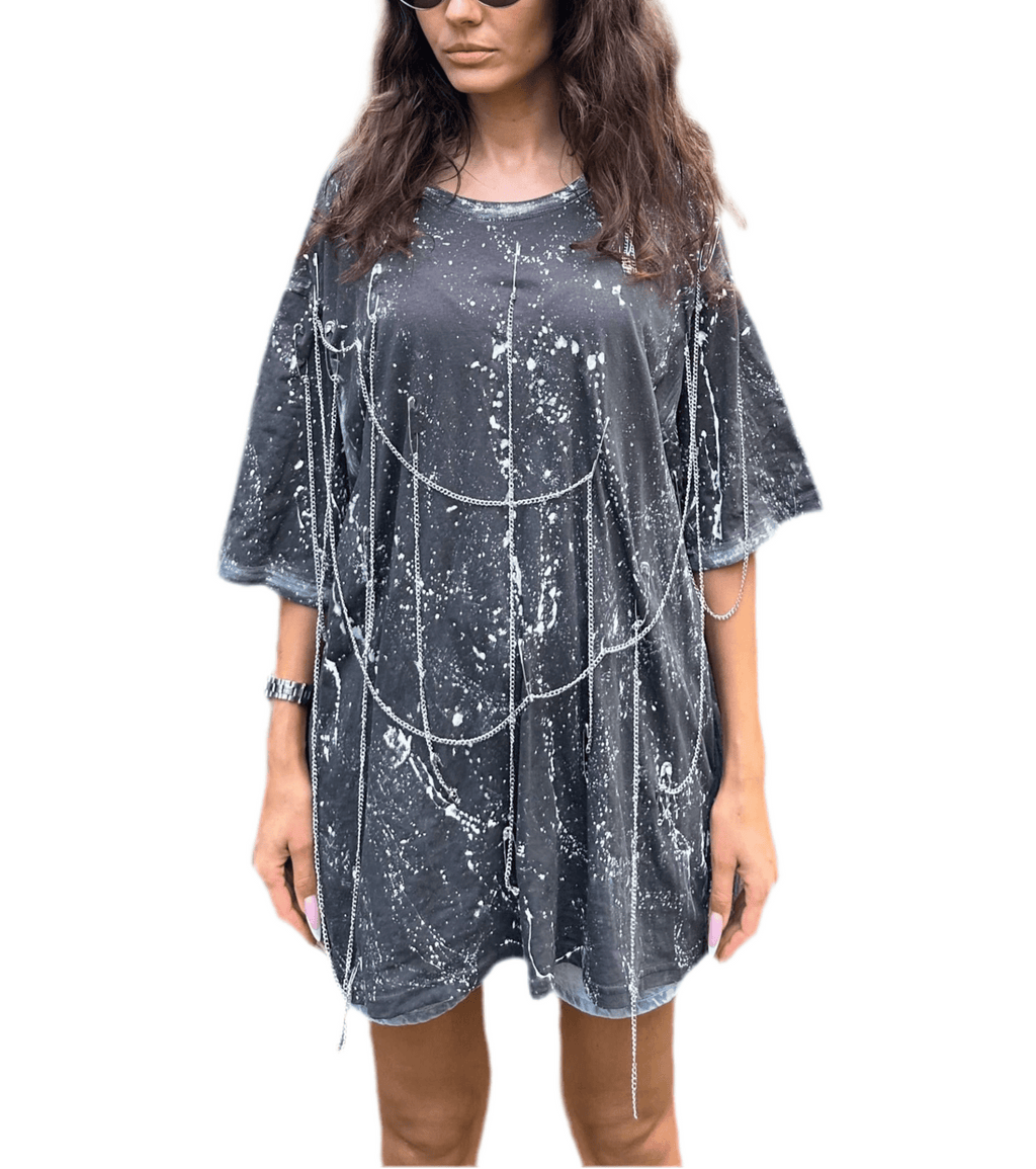 Oversize splash t shirt