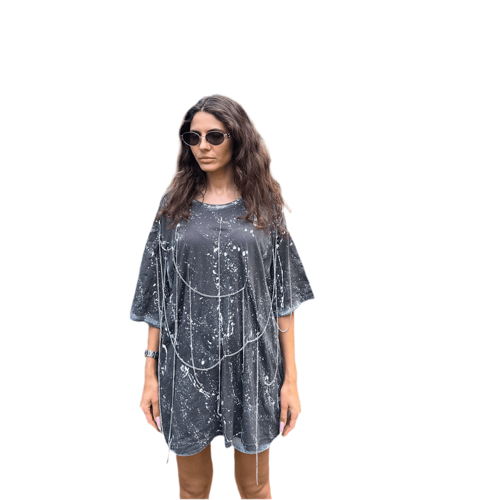 Oversize splash t shirt