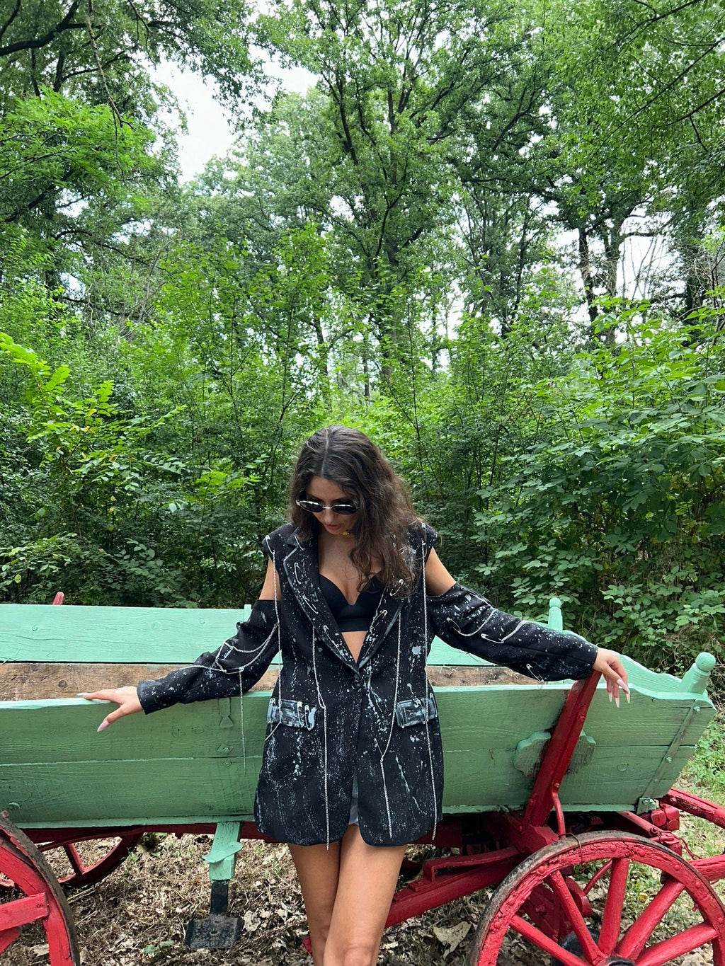 Sacou Paint Splash - Accesorizat Manual